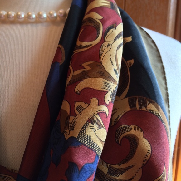 Silk Scarf by Bill Blass - Picture 6 of 8